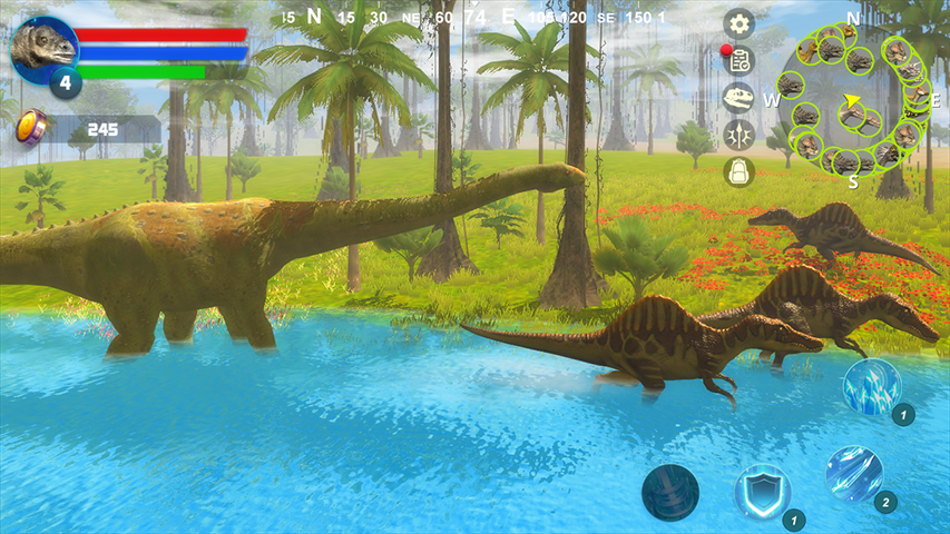 Capture d'écran de gameplay Argentinosaurus Simulator 2