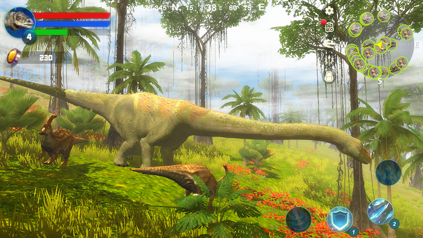 Capture d'écran de gameplay Argentinosaurus Simulator 1