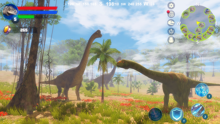 Capture d'écran de gameplay Argentinosaurus Simulator 4