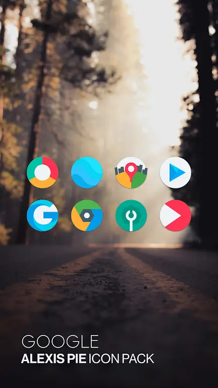 Captura de pantalla 2 de Alexis Pie: Minimal Icon Pack