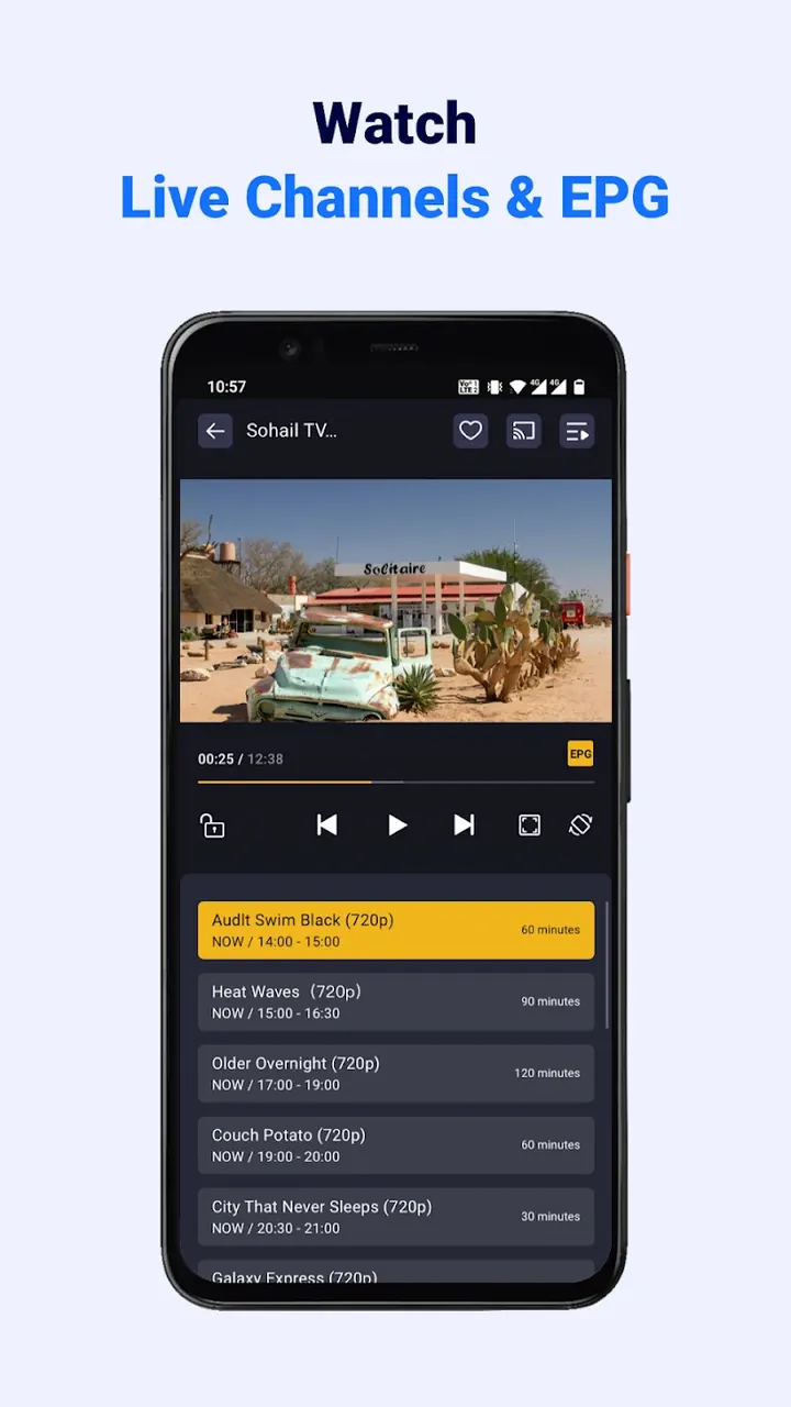 Capture d'écran 4 IPTV Player: Watch Live TV