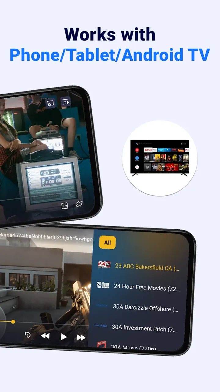 Capture d'écran 3 IPTV Player: Watch Live TV