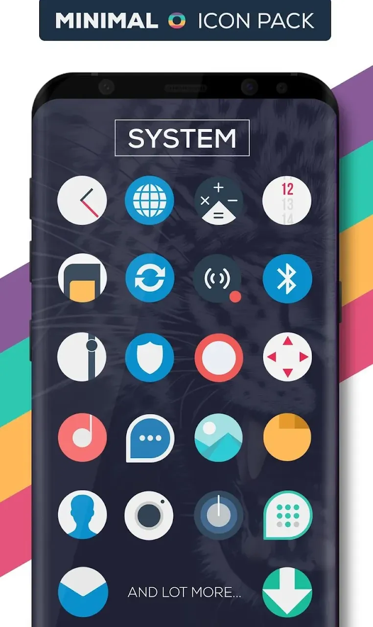 Aperçu 3 de Minimal O Icon Pack