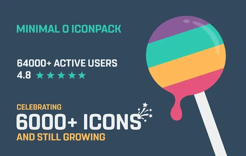 Aperçu 2 de Minimal O Icon Pack