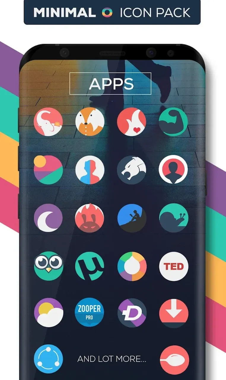 Aperçu 6 de Minimal O Icon Pack