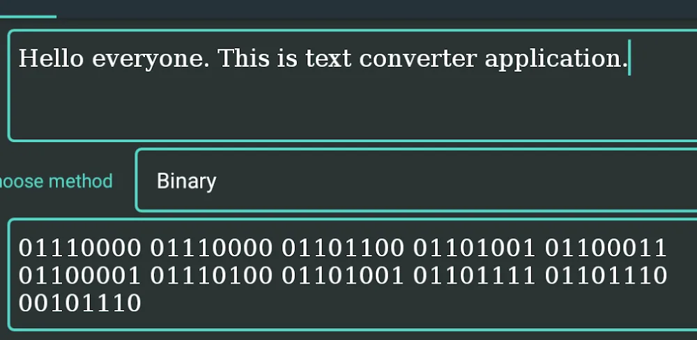 Aperçu 1 de l'interface de Text Converter Encoder Decoder