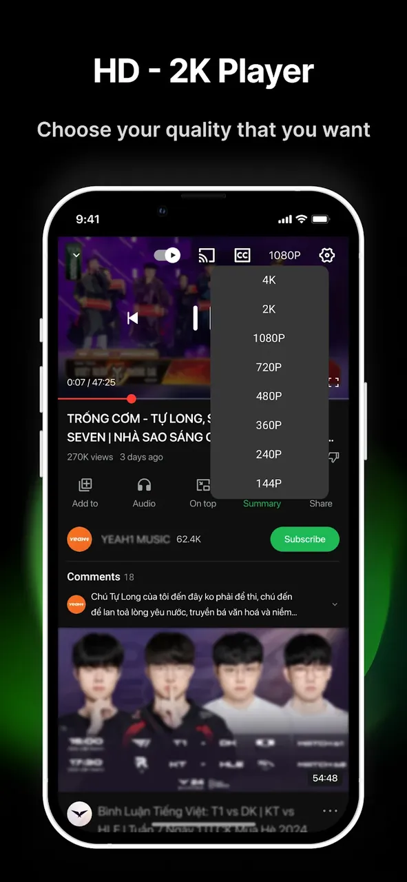 Capture d'écran 3 de l'application Premium Tuber