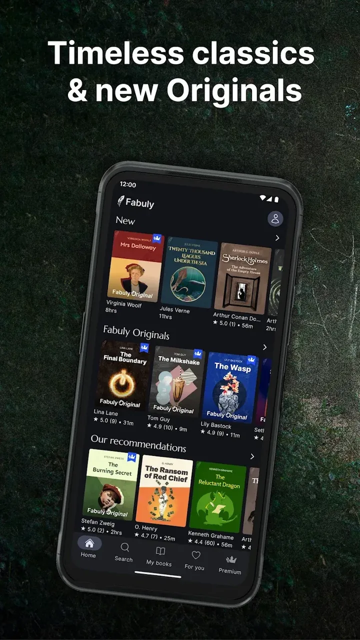 Capture d'écran de l'application Fabuly 3