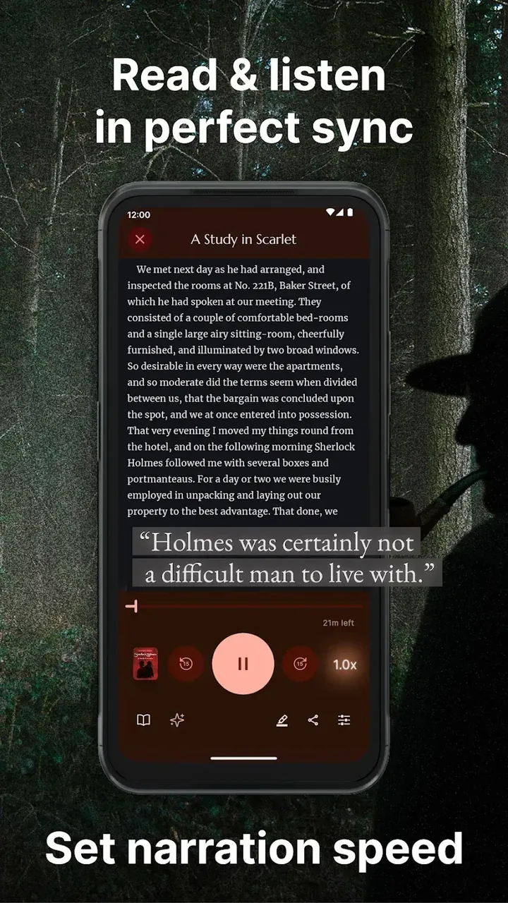 Capture d'écran de l'application Fabuly 4