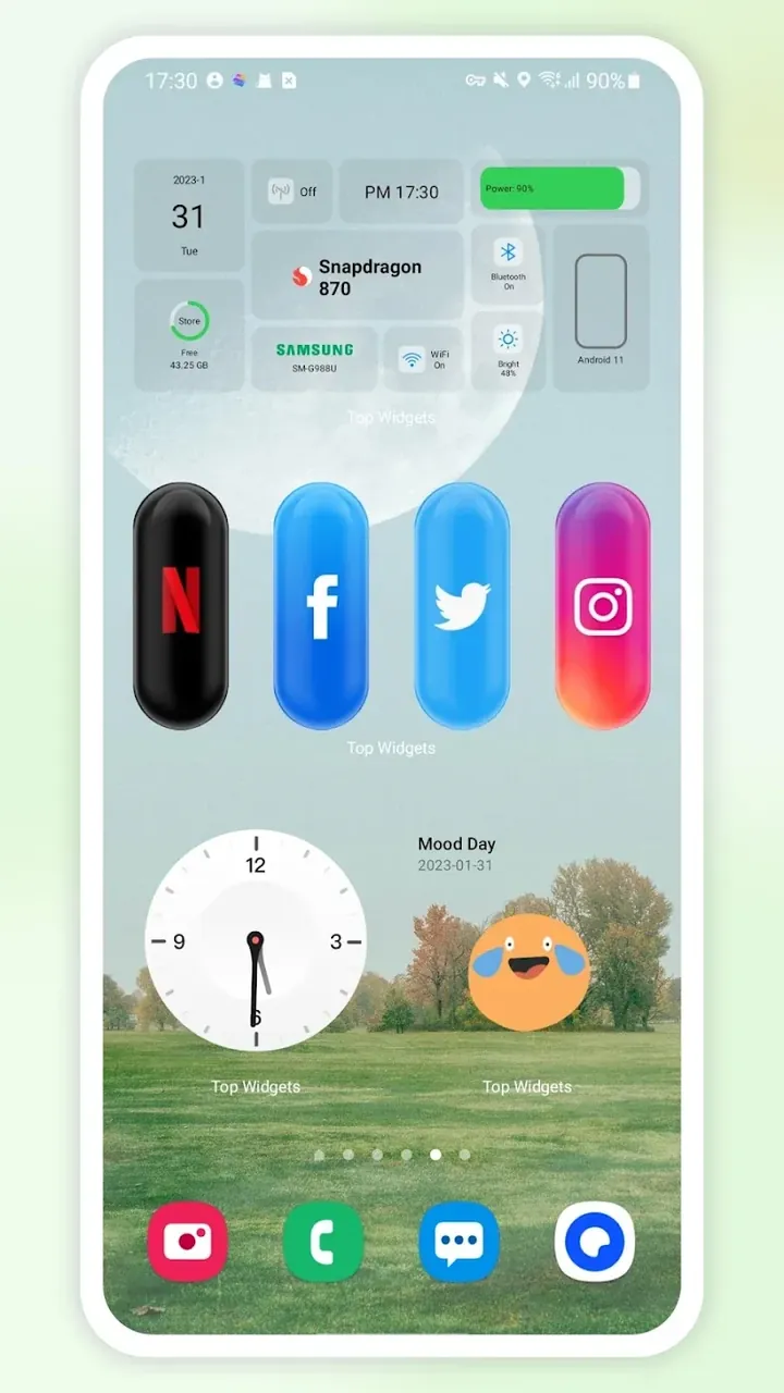 Top Widgets capture d'écran 4