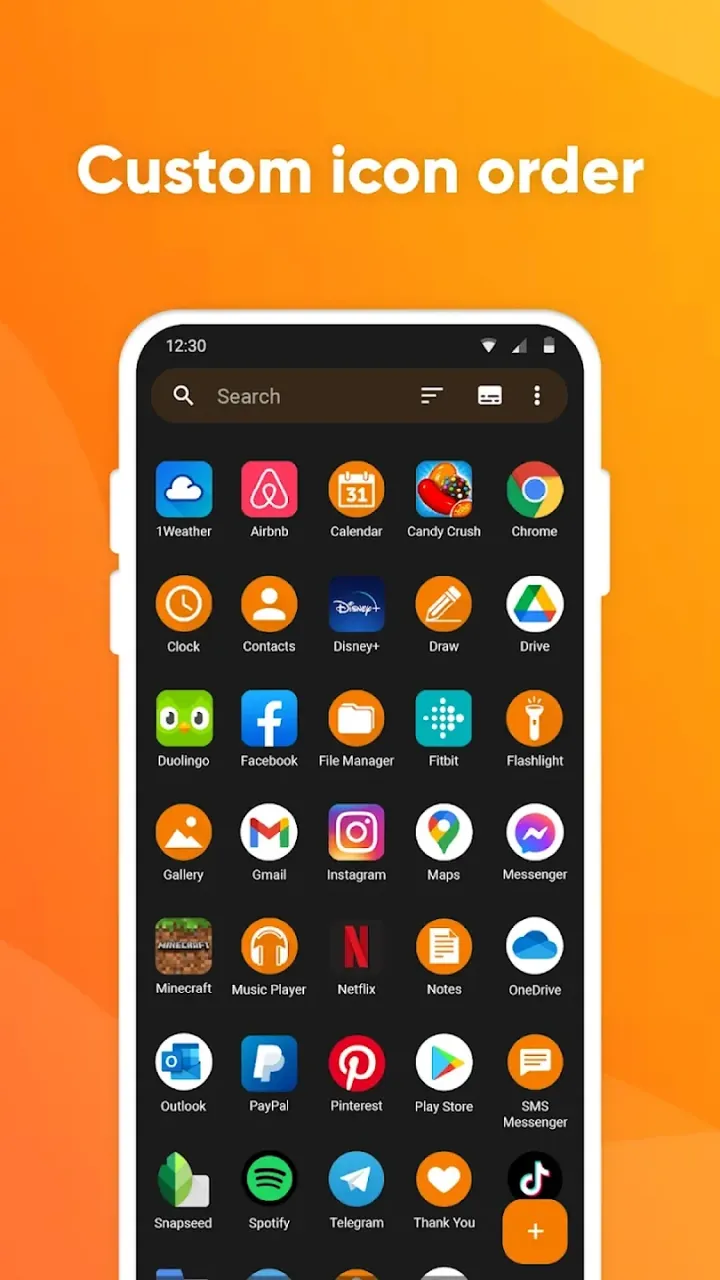 Capture d'écran de l'application Simple App Launcher 6