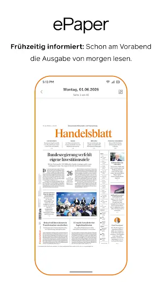 Handelsblatt - Nachrichten app screenshot 3