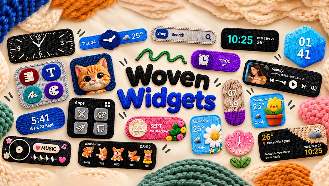 Capture d'écran 1 de l'application Woven Widgets