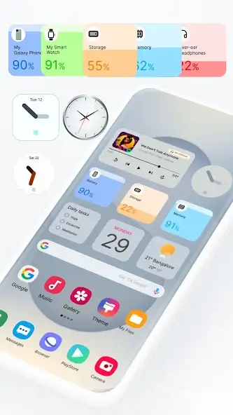 Capture d'écran 2 de Galaxy S26 Style Launcher