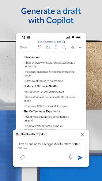 Capture d'écran 5 de Microsoft Word: Edit Documents