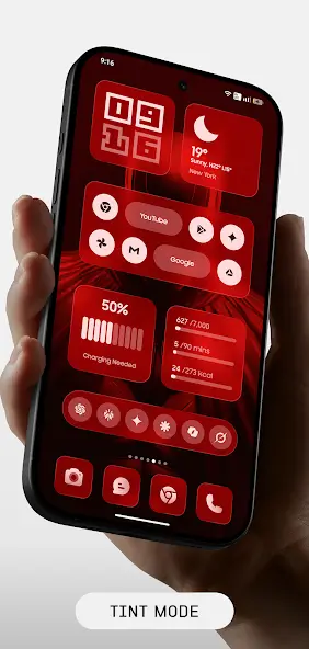 Liquid Glass Widgets : Blur aperçu de l'application 3