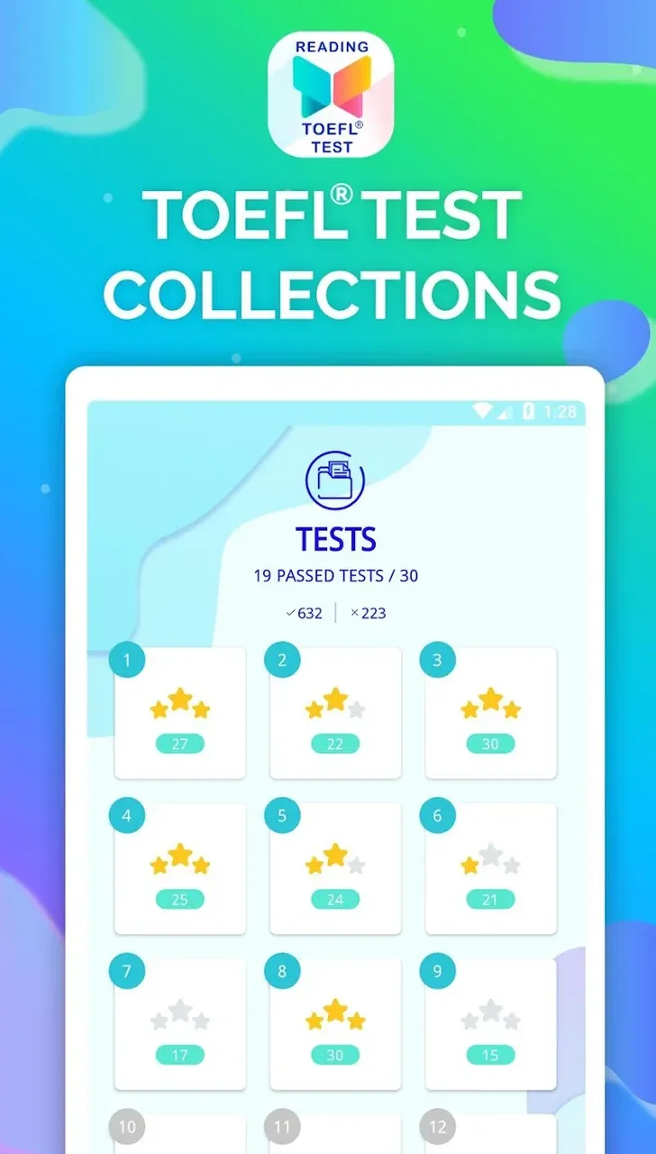 Capture d'écran de l'application Reading – TOEFL Prep Tests (TOEFL Reading) 4