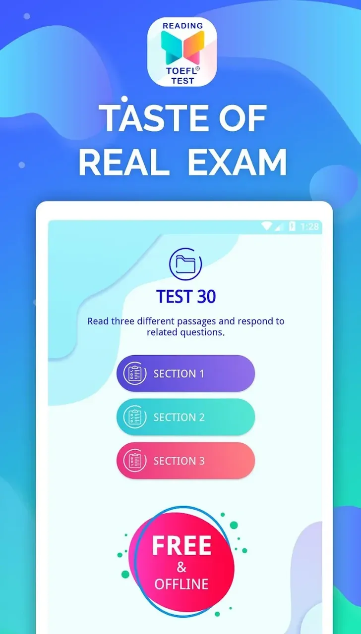 Capture d'écran de l'application Reading – TOEFL Prep Tests (TOEFL Reading) 5