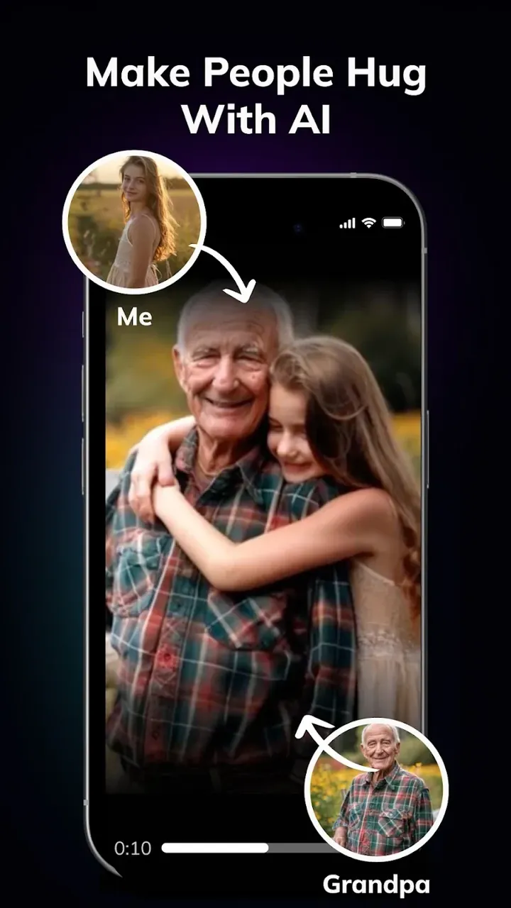 Livensa AI Effect Video Maker aperçu de l'application 2