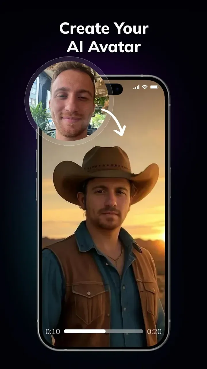 Livensa AI Effect Video Maker aperçu de l'application 6