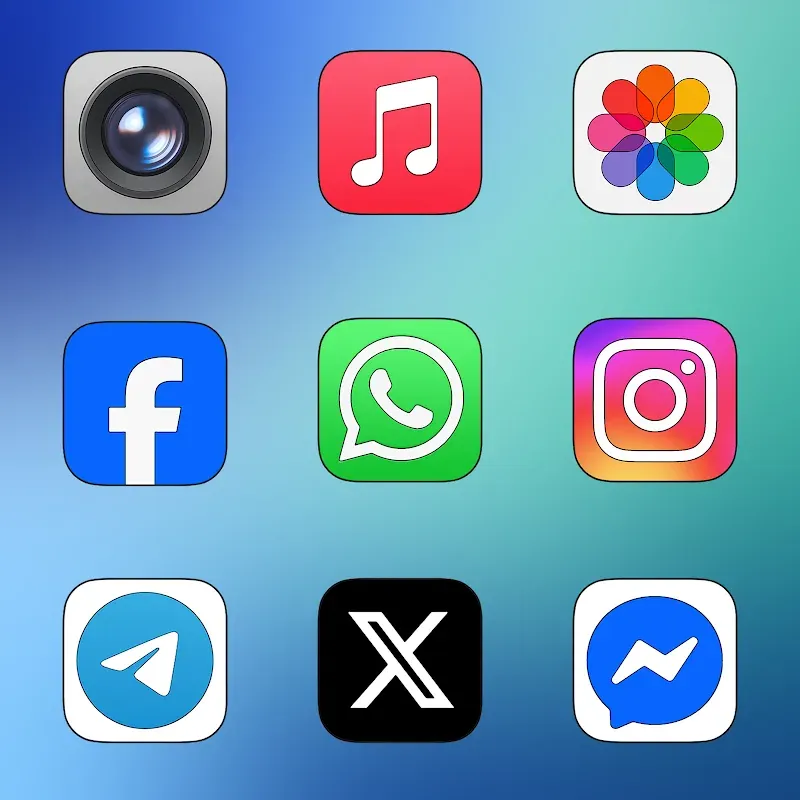 Capture d'écran 3 de CRiOS HD - Icon Pack