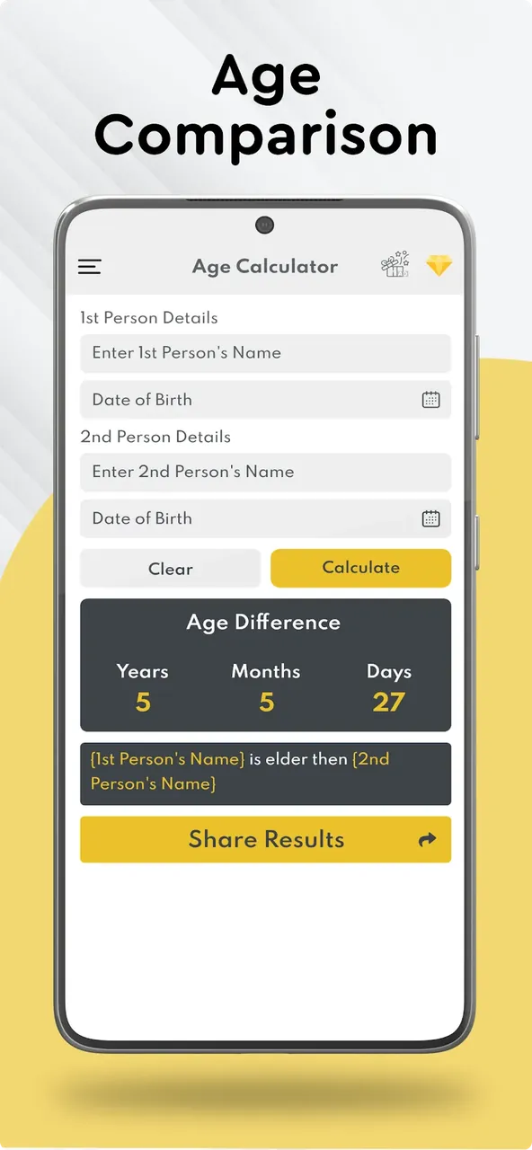 Age Calculator - Date de Naissance capture d'écran 5