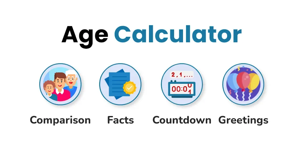 Age Calculator - Date de Naissance capture d'écran 1