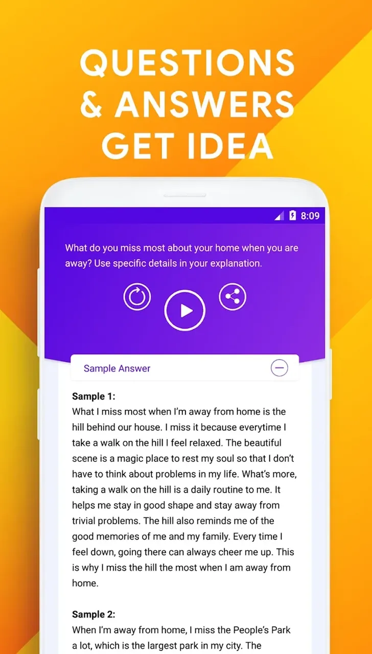 Capture d'écran 4 de l'application Speaking: TOEFL Speaking