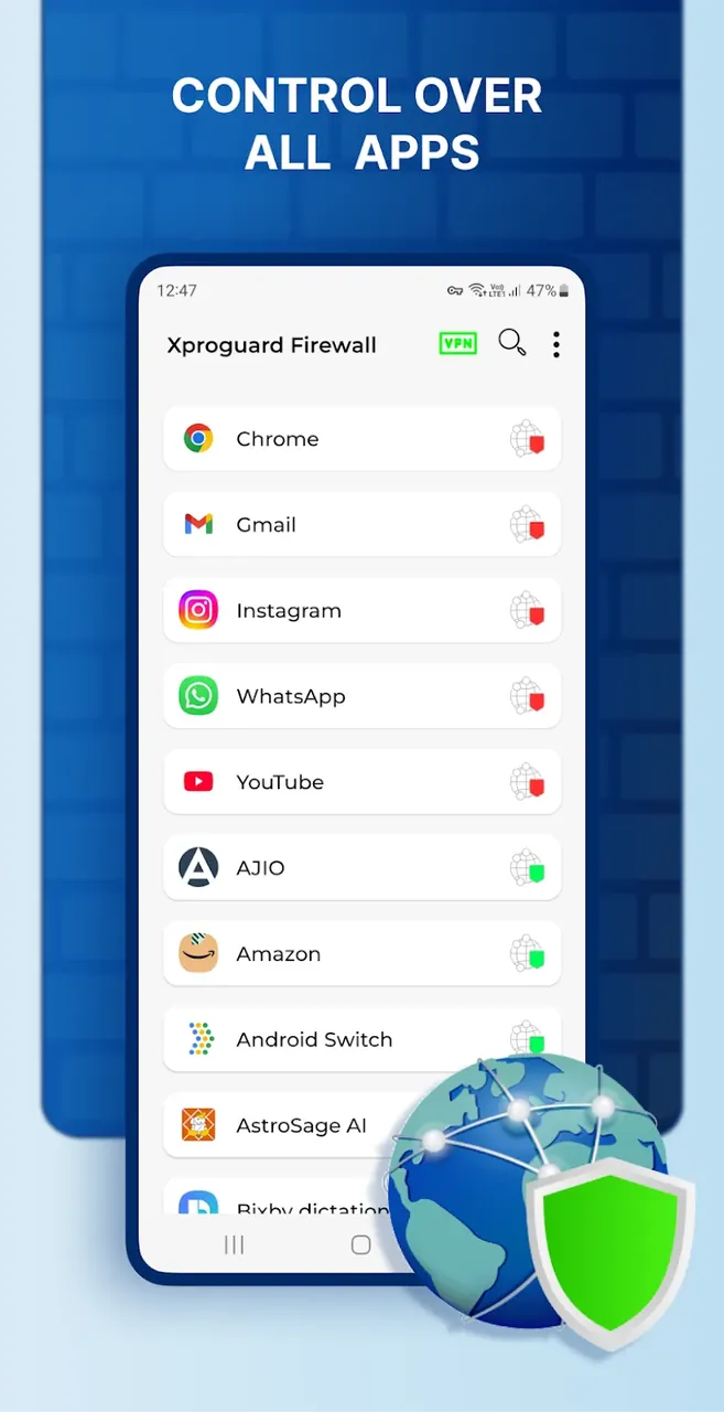 Aperçu intégré de Xproguard Firewall 2