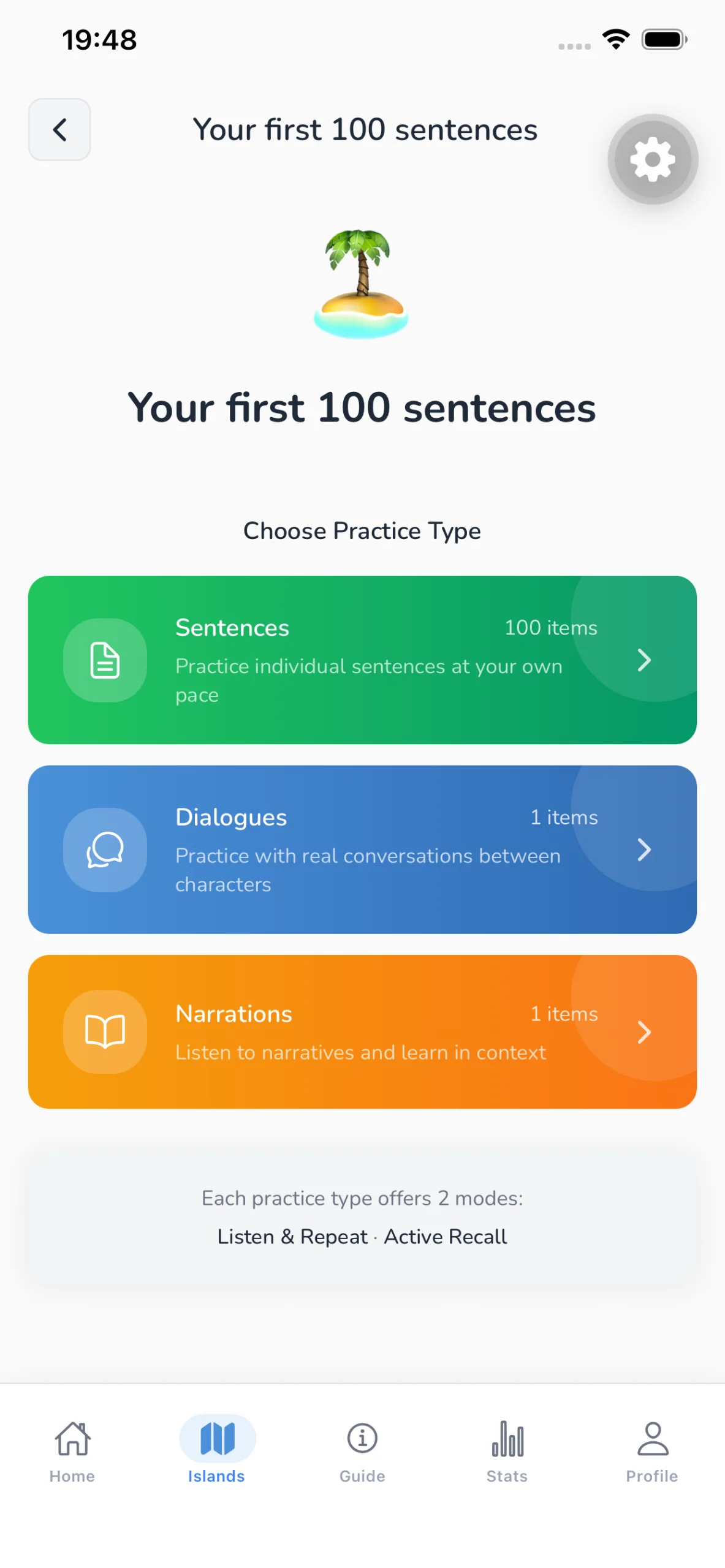 Aperçu de l'application HyperLingua 5