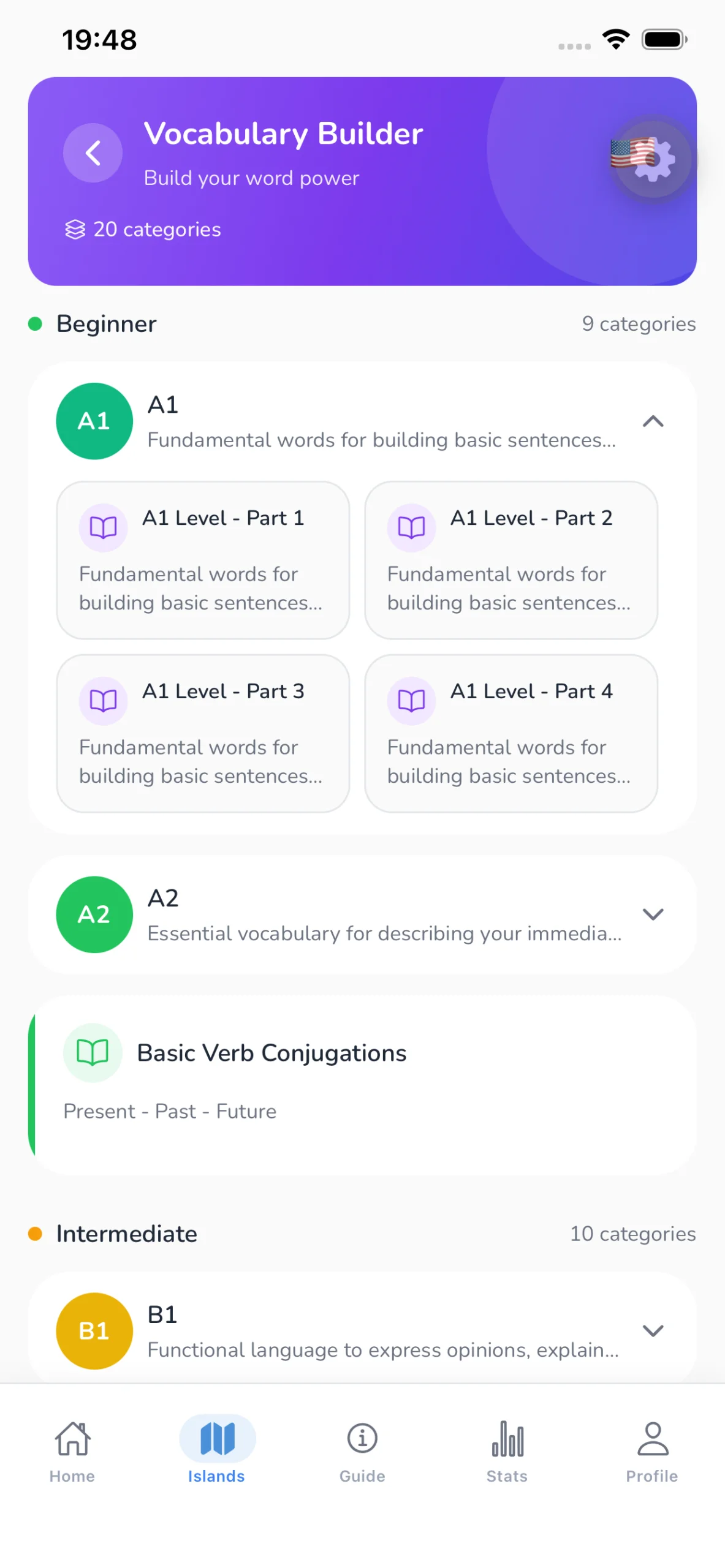 Aperçu de l'application HyperLingua 2