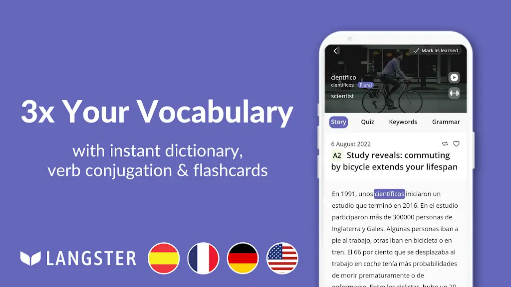 Readle (ex—Langster) Languages screenshot 4