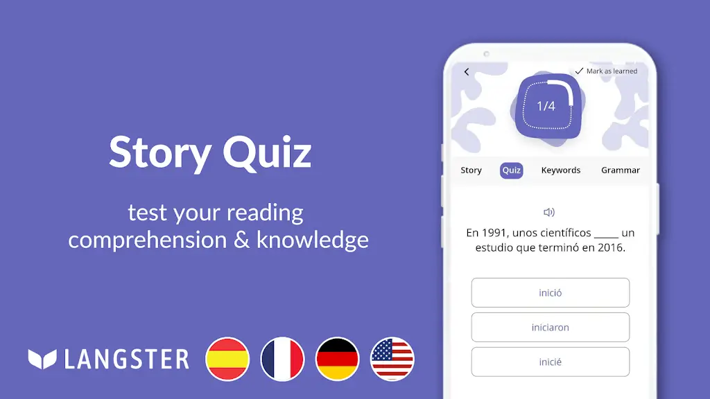 Readle (ex—Langster) Languages screenshot 6