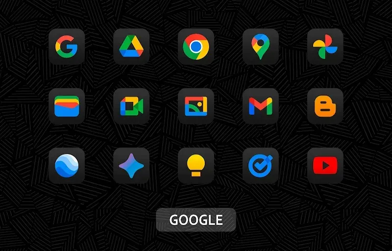 iDarkOS 18 - Icon Pack tangkapan layar 4