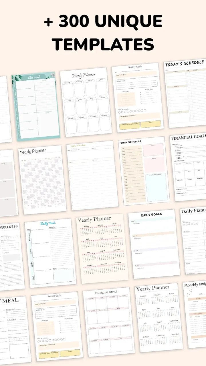 Journal : Notes, Agenda, PDF capture d'écran 5