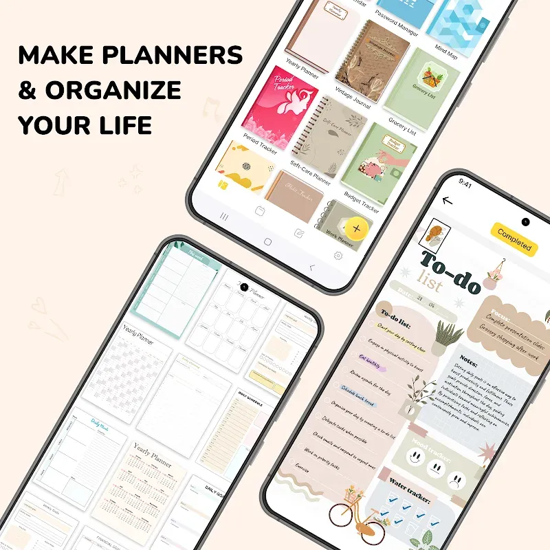 Journal : Notes, Agenda, PDF capture d'écran 2