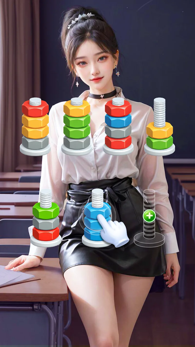 Capture d'écran de gameplay Glam Screw Puzzle 2