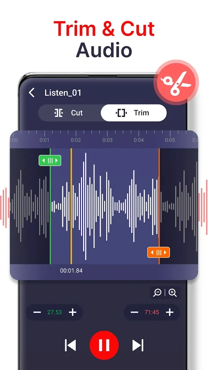 Aperçu de l'application Voice Recorder 6