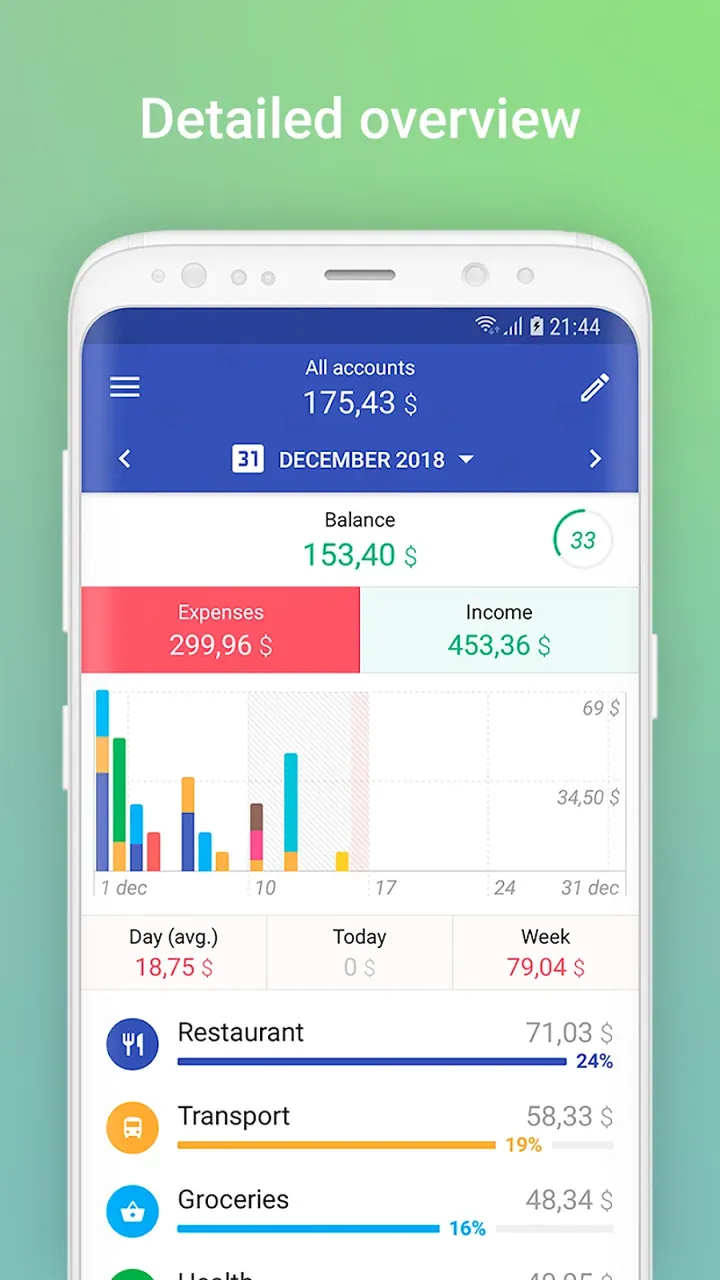 Capture d'écran 4 de l'application 1Money