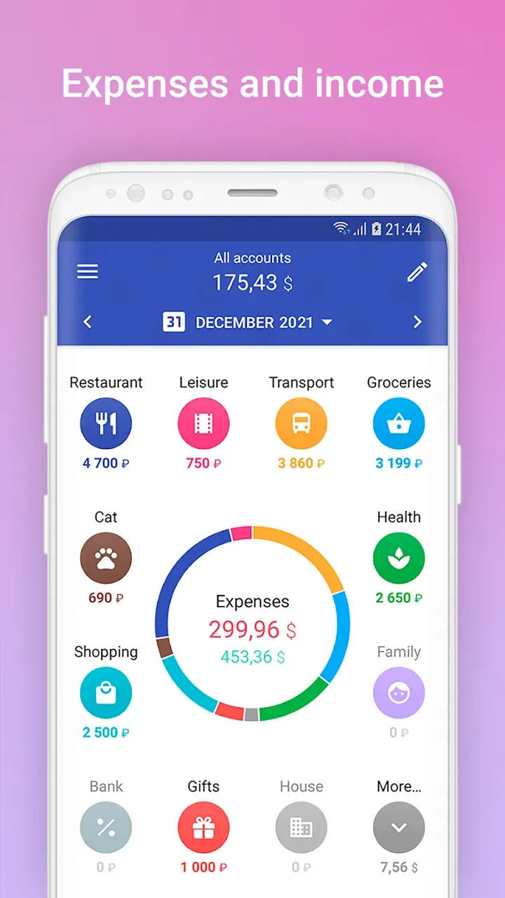Capture d'écran 3 de l'application 1Money