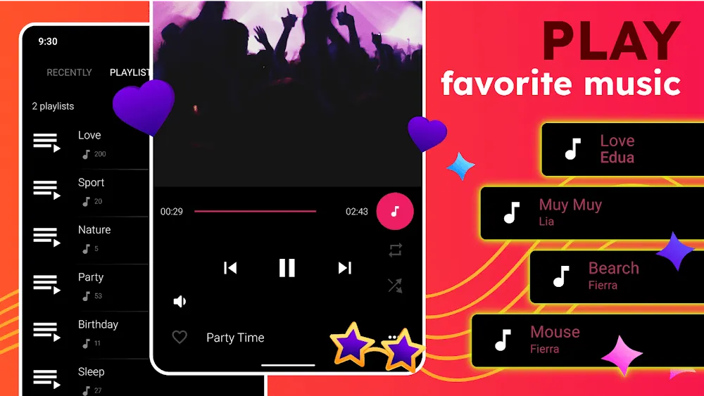 Capture d'écran Onemp Music Player 2
