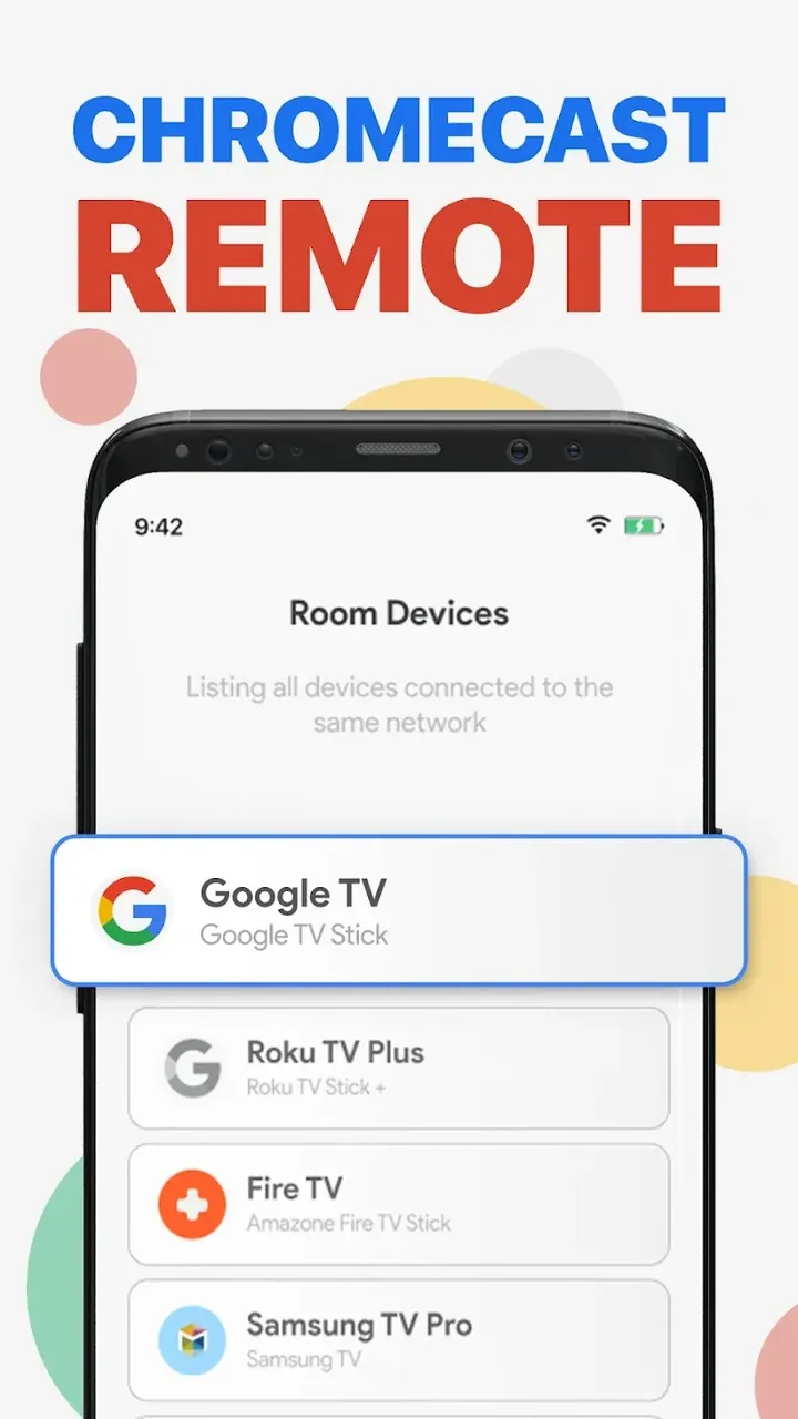 Capture d'écran Chromecast Android TV Remote 2