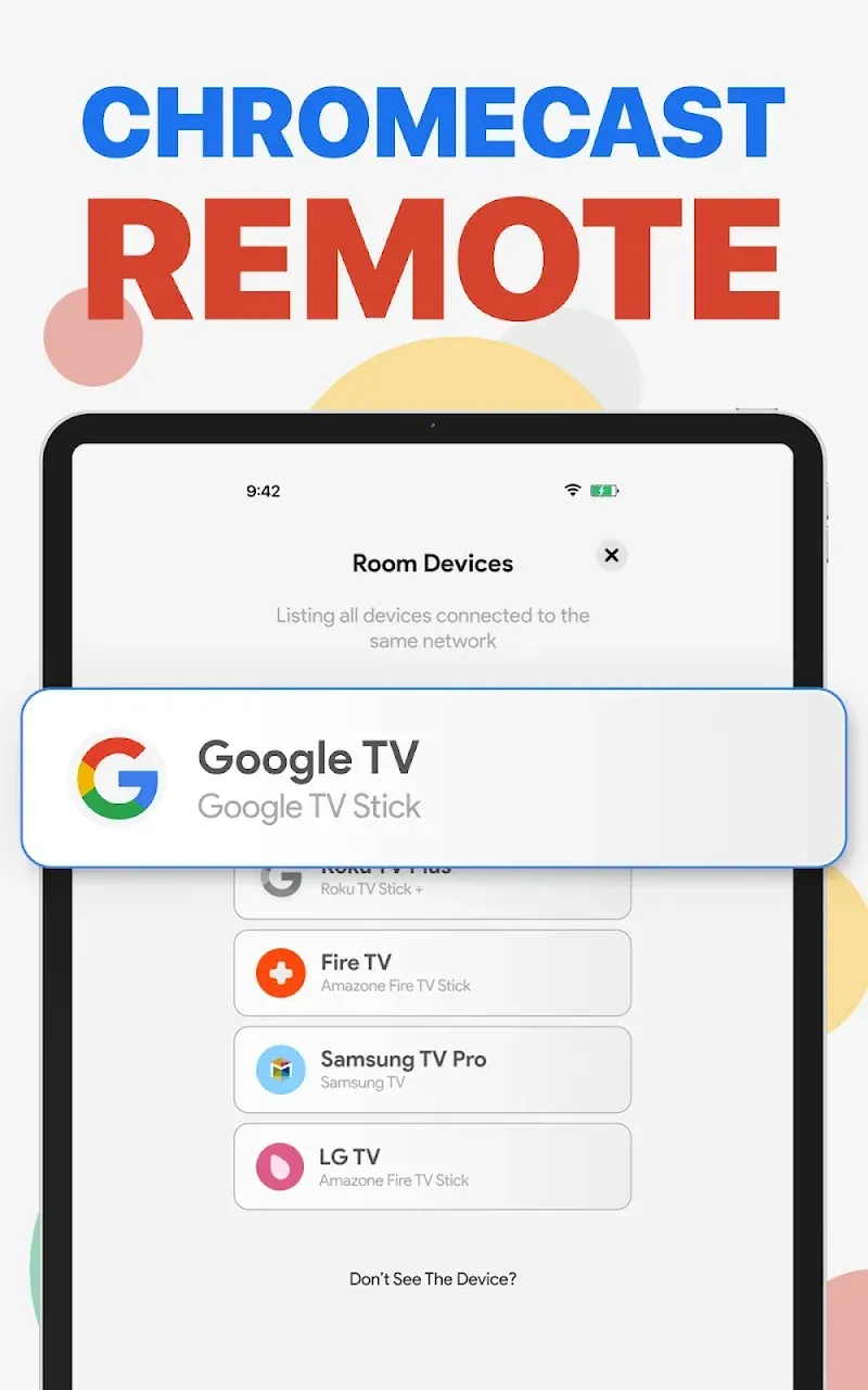 Capture d'écran Chromecast Android TV Remote 5