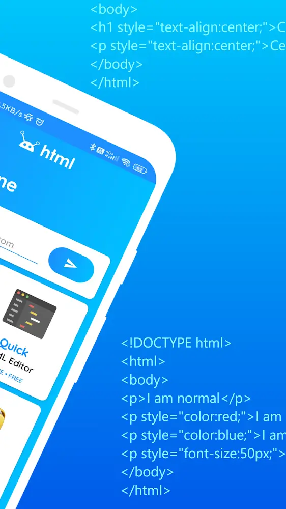 AloHTML Mobile HTML Editor - Capture d'écran 3