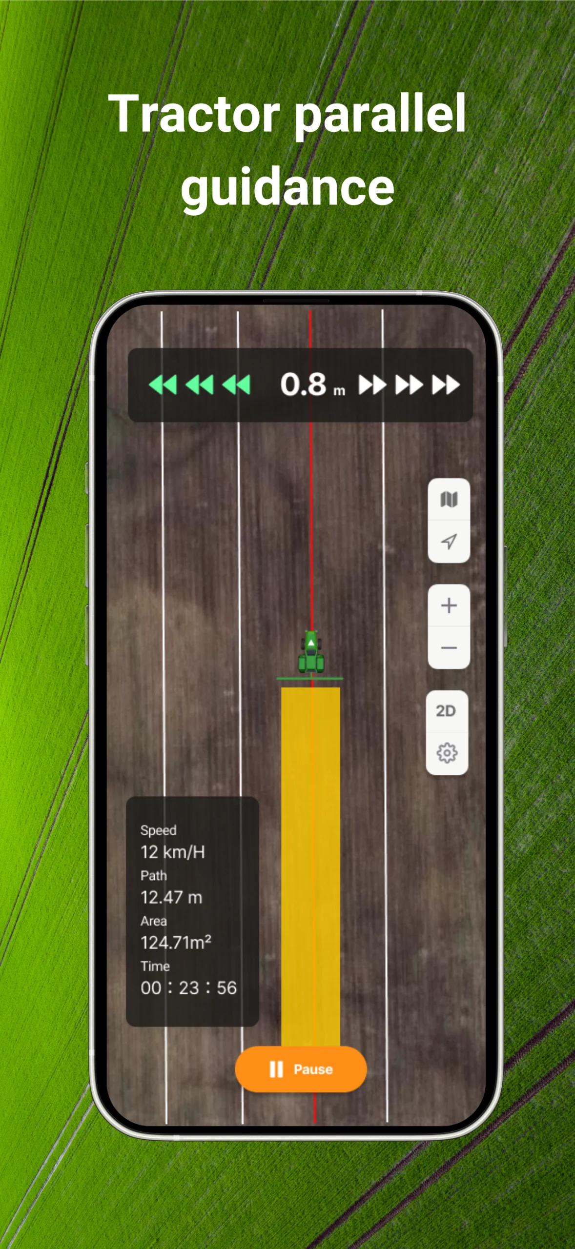 Capture d'écran 5 : Tractor GPS - GLandNav