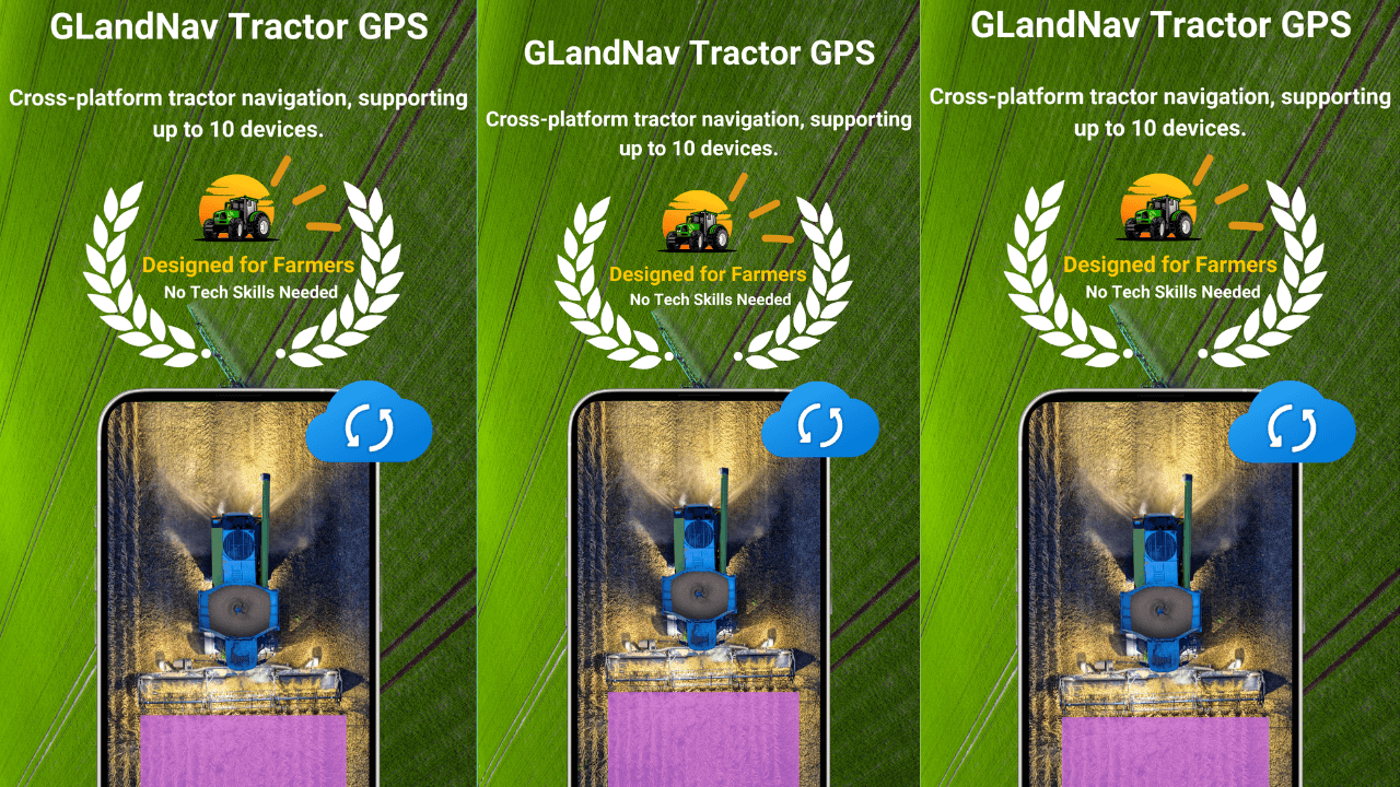Capture d'écran 1 : Tractor GPS - GLandNav