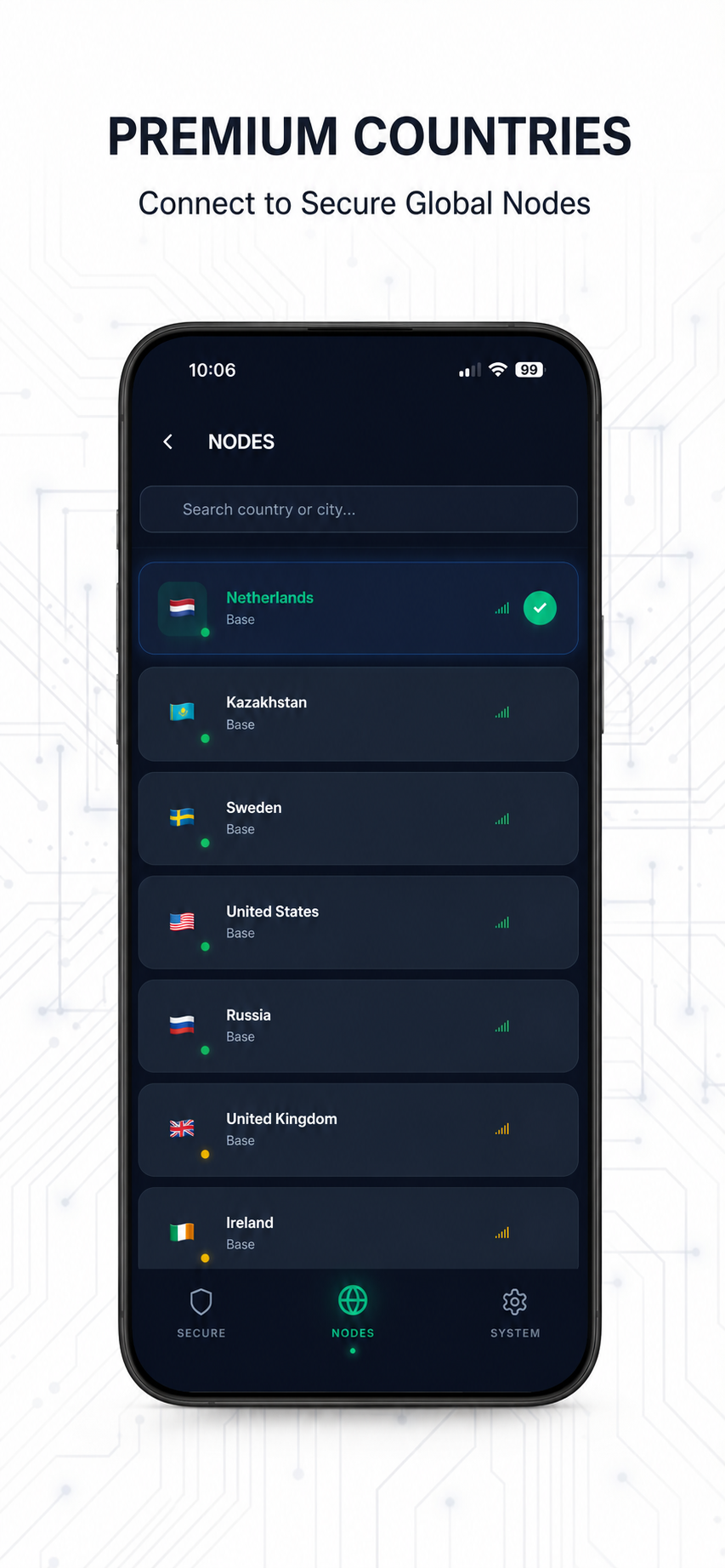 Capture d'écran Korp VPN 2