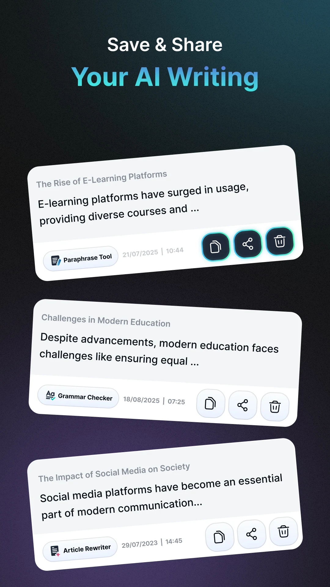 AI Article & Essay Writer aperçu 4