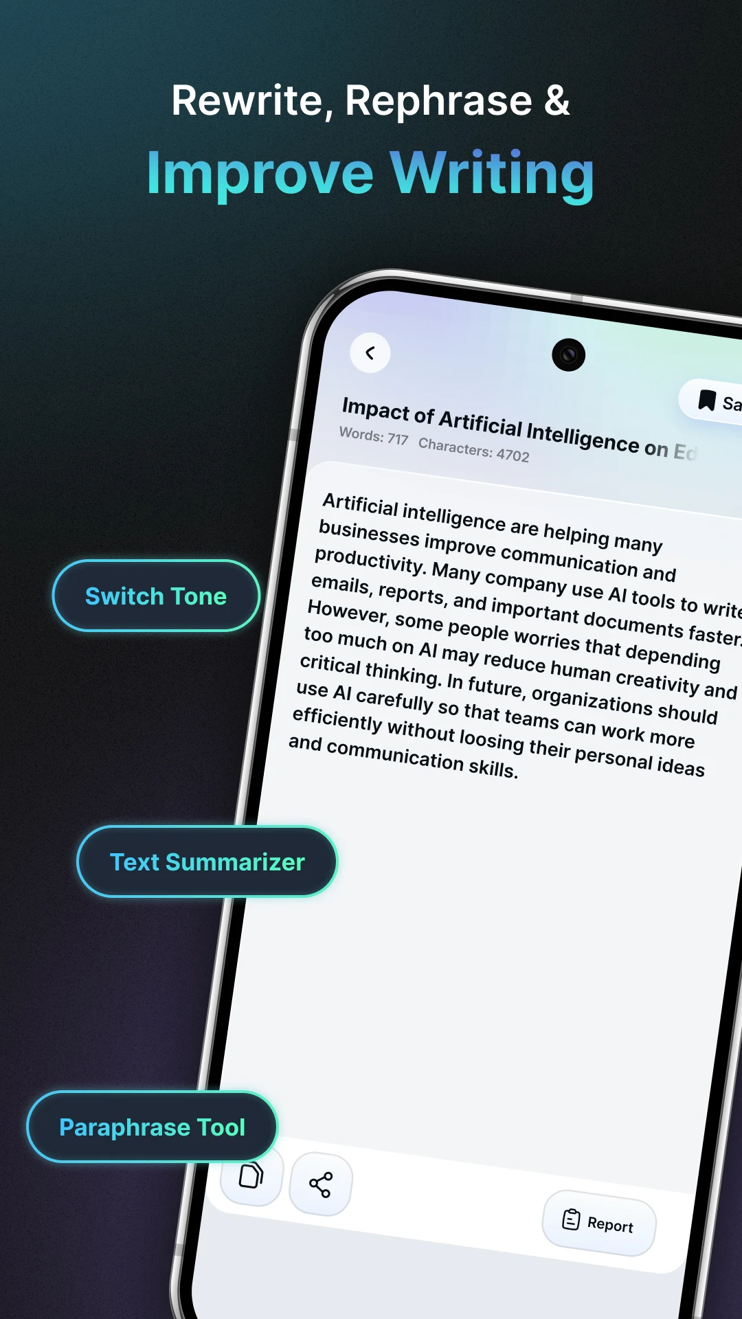 AI Article & Essay Writer aperçu 3