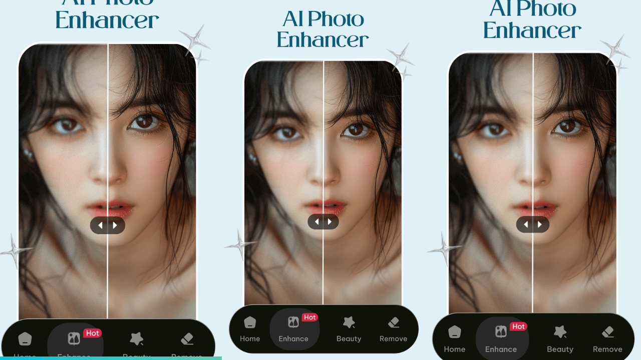 Capture d'écran de l'application AI Photo Editor - AI Enhancer 1